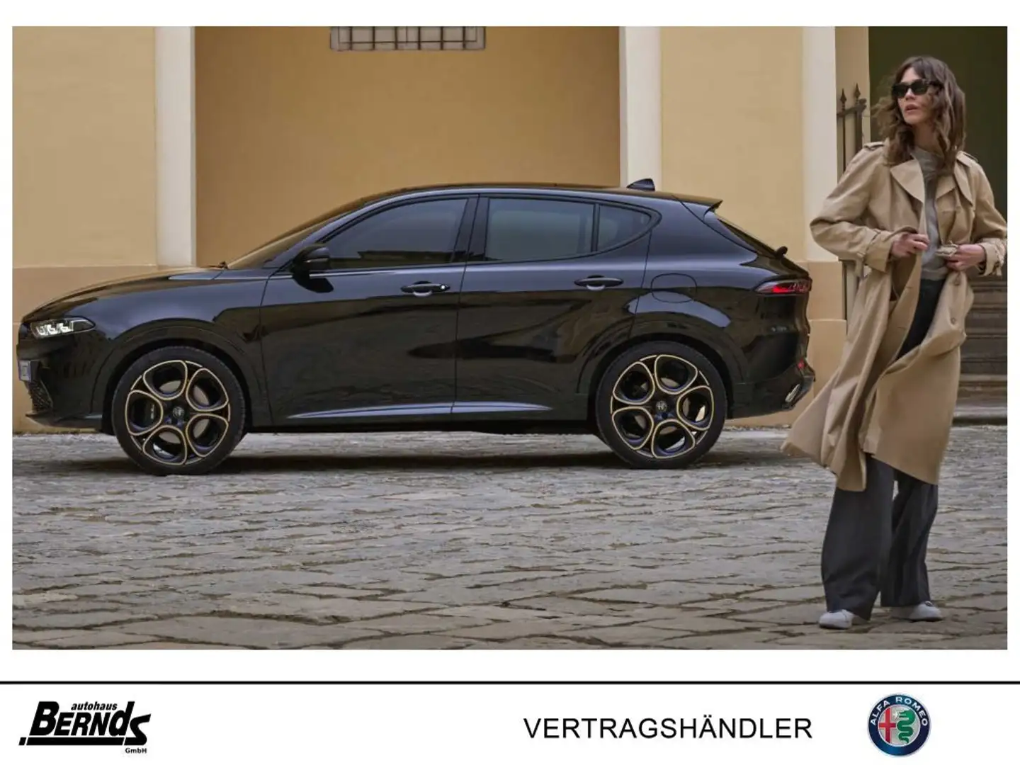 Alfa Romeo Tonale SOFORT❗Diesel✨Intensa✔️*HÖCHSTE AUSSTATTUNGSLINIE* Schwarz - 1