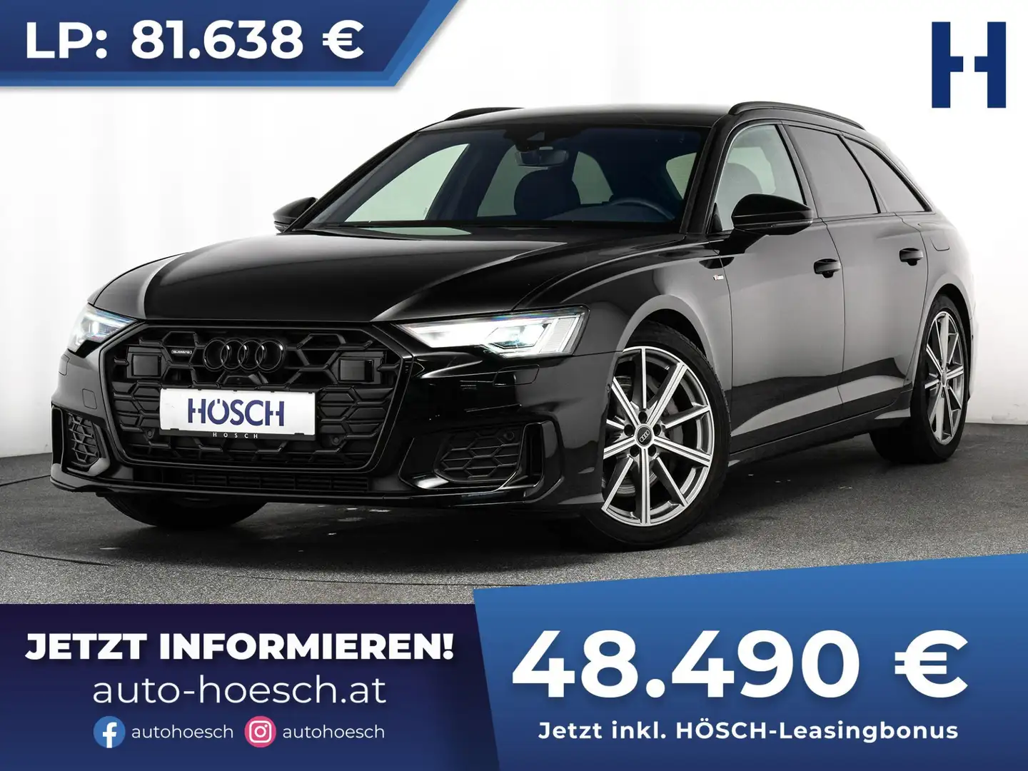 Audi A6 Avant 50 TFSI e quattro S-LINE BLACK B&O 20 ZOLL Schwarz - 1