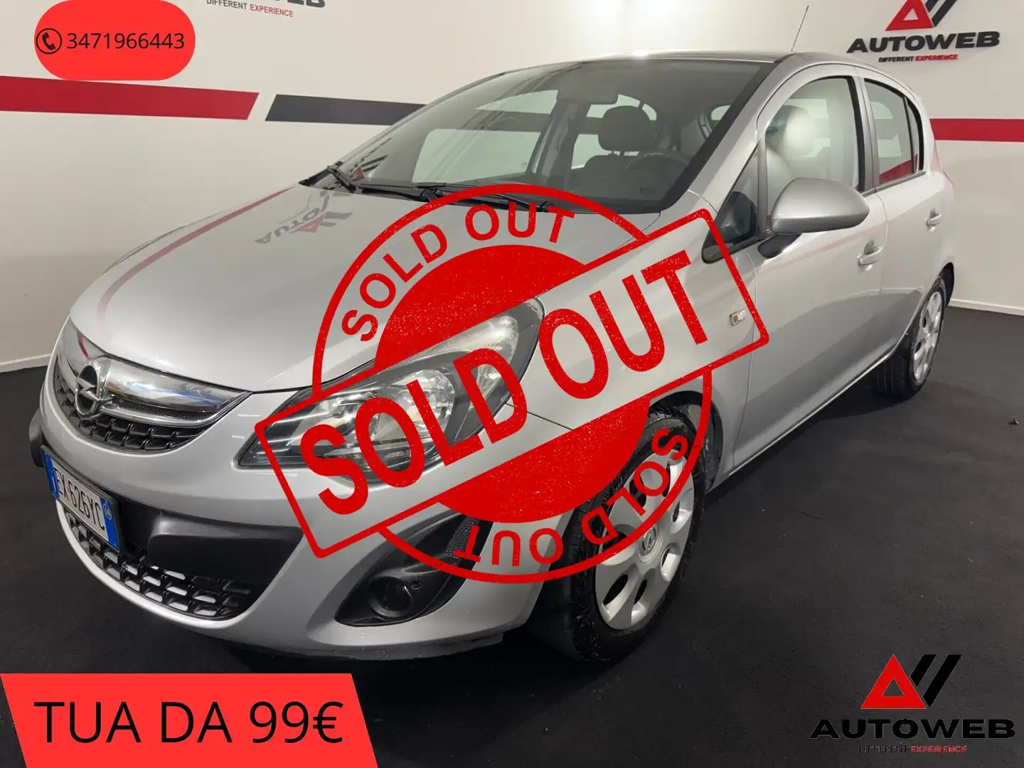 Opel Corsa 1.2 5 porte Ecotec Grigio - 1