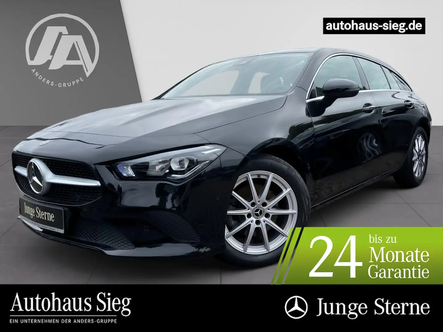 Mercedes-Benz CLA 200 d SB MBUX+SHZ+LED+KAm+AHK*Tempomat+Apple Zwart - 1