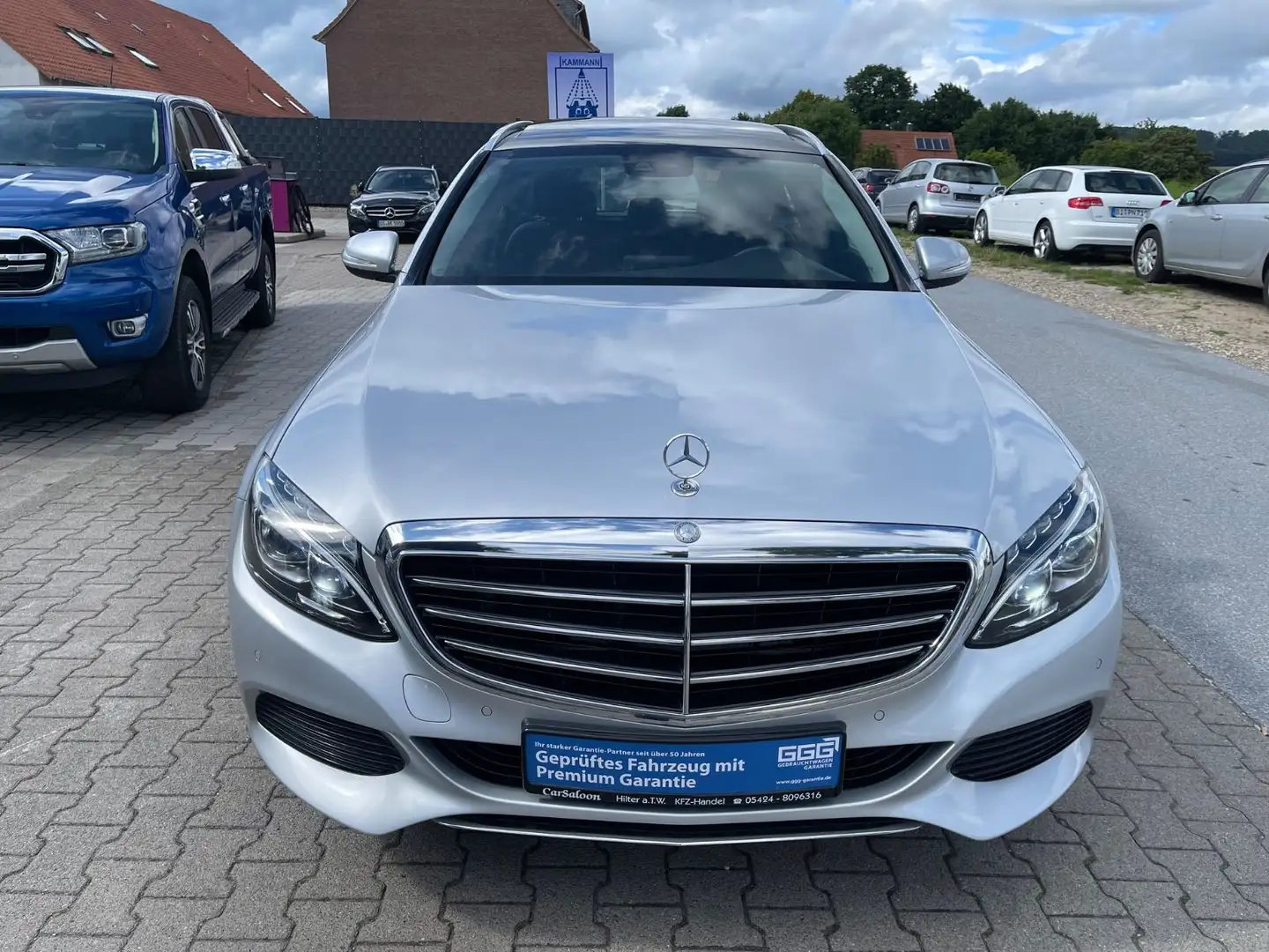 Mercedes-Benz C 180 T CGI*AHK*LED*SHZ*AUTOMATIK Silber - 2