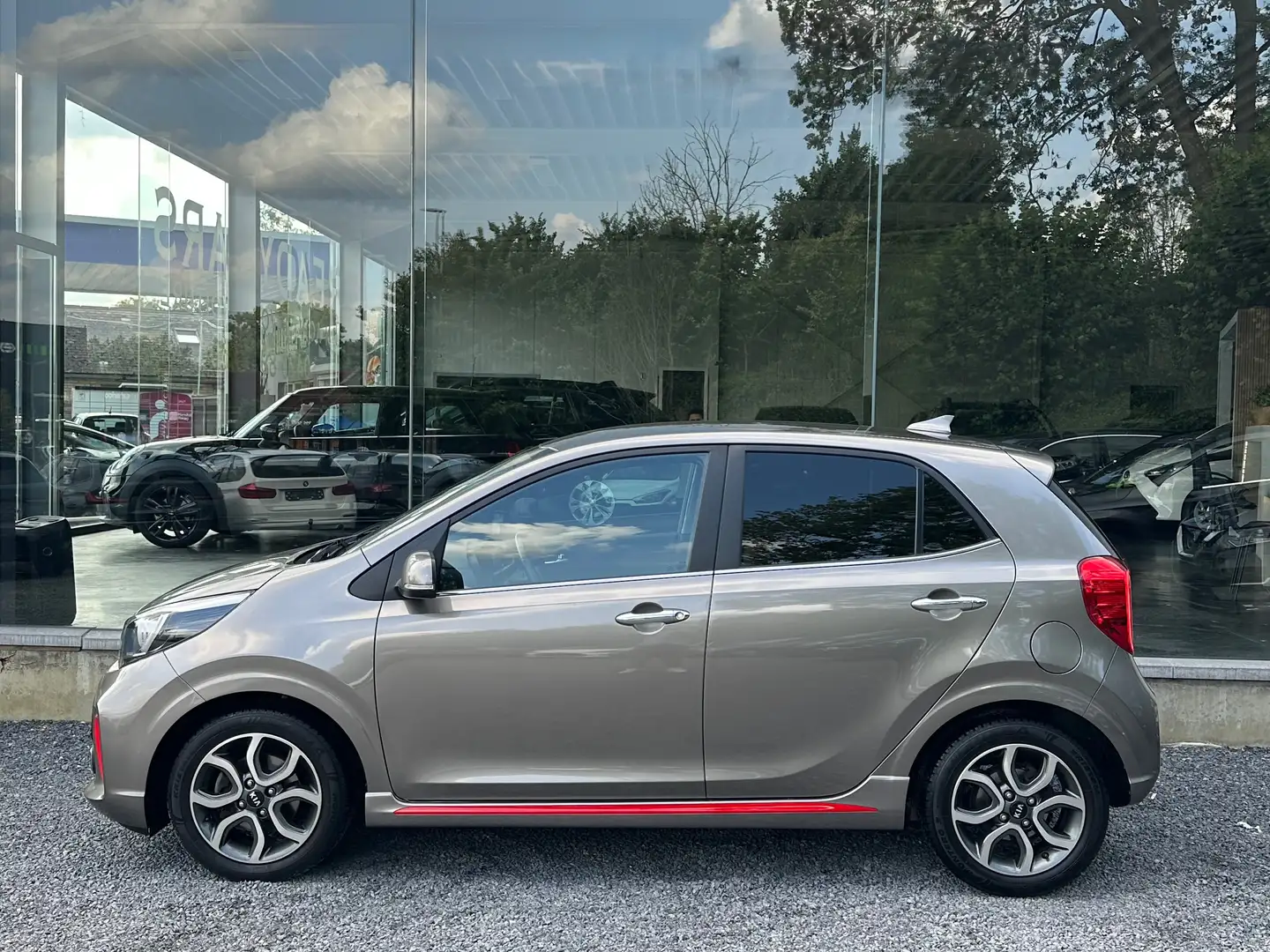 Kia Picanto *1.0*GT-LINE*CARPLAY*CUIR*CAMERA*GARANTIE* Grijs - 2