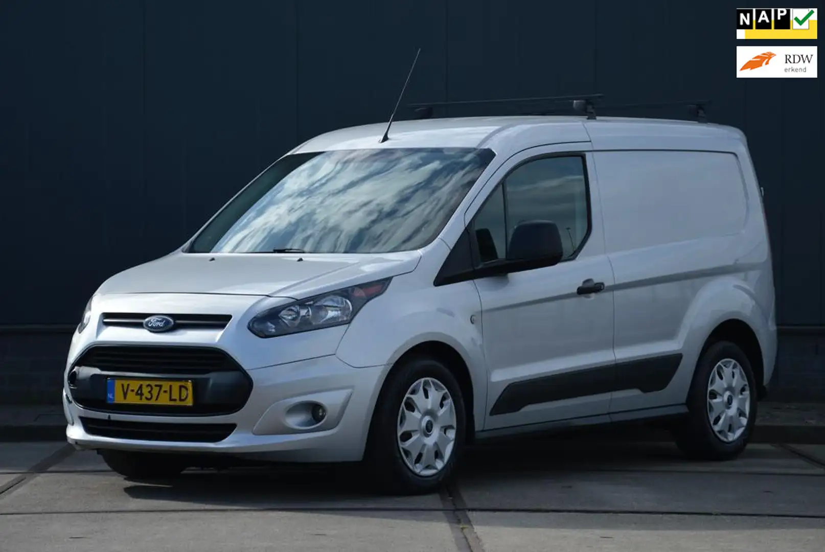 Ford Transit Connect 1.5 TDCI L1 Trend HP 100PK Euro 6 Airco Schuifdeur Argent - 1