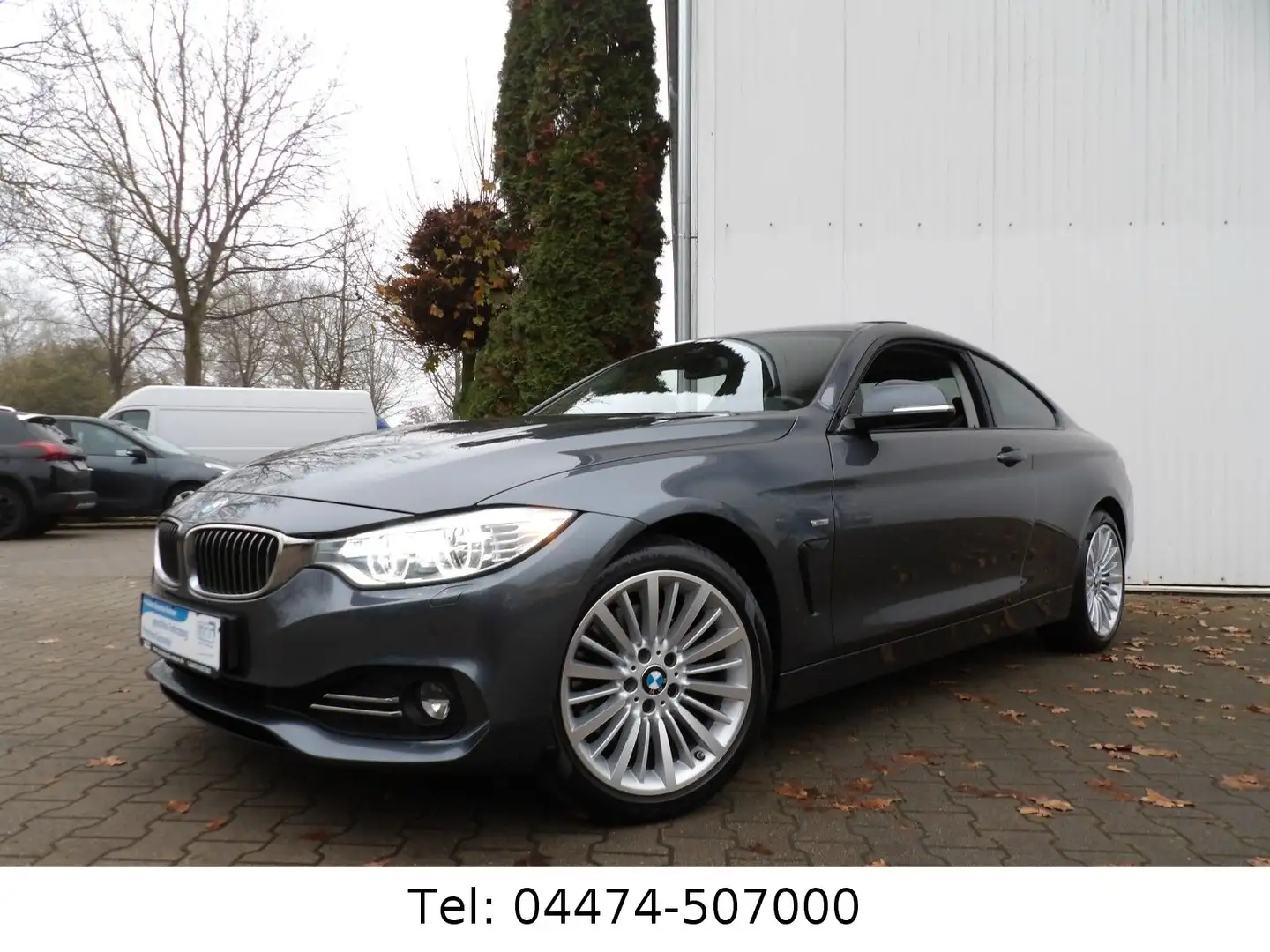 BMW 430 d Coupe xDrive Schiebedach AHK-schwenkb. Grau - 1