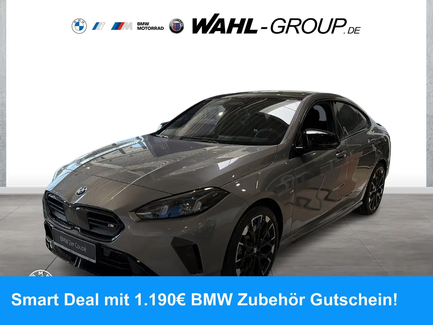 BMW 235 M235 xDrive Gran Coupé M Sport Pro AHK HeadUp Pano Grau - 1