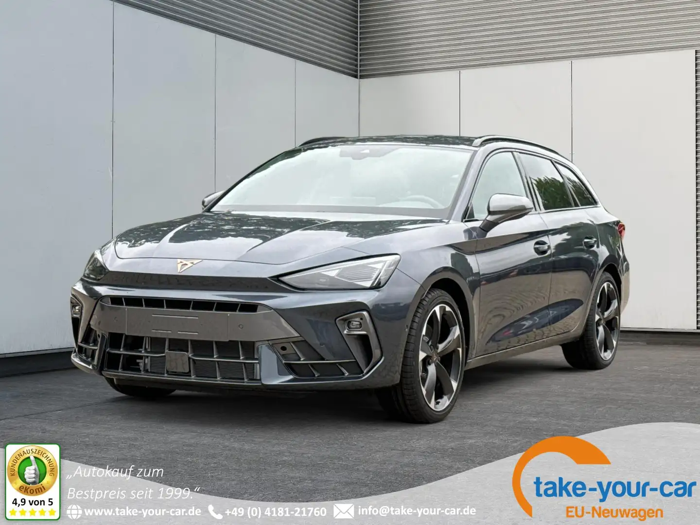 CUPRA Leon Sportstourer ST DSG+AHK+NAVI+KAMERA+EL. HECKKL.... Grau - 1