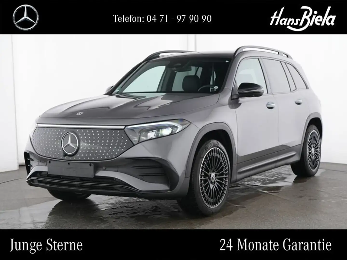 Mercedes-Benz EQB 300 EQB 300 4M AMGPrem/Night/20"/Pan/7Si/Bur/Dis/360 Grau - 1