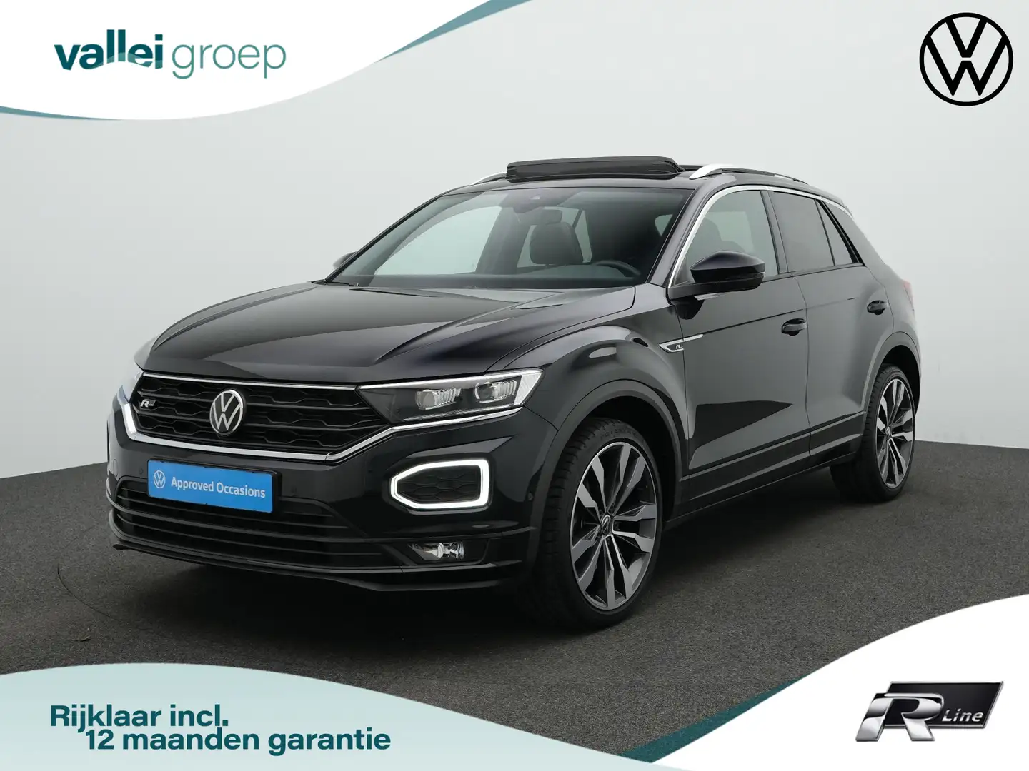 Volkswagen T-Roc 1.5 TSI 150 pk DSG Sport Business R / R-Line | Pan Zwart - 1
