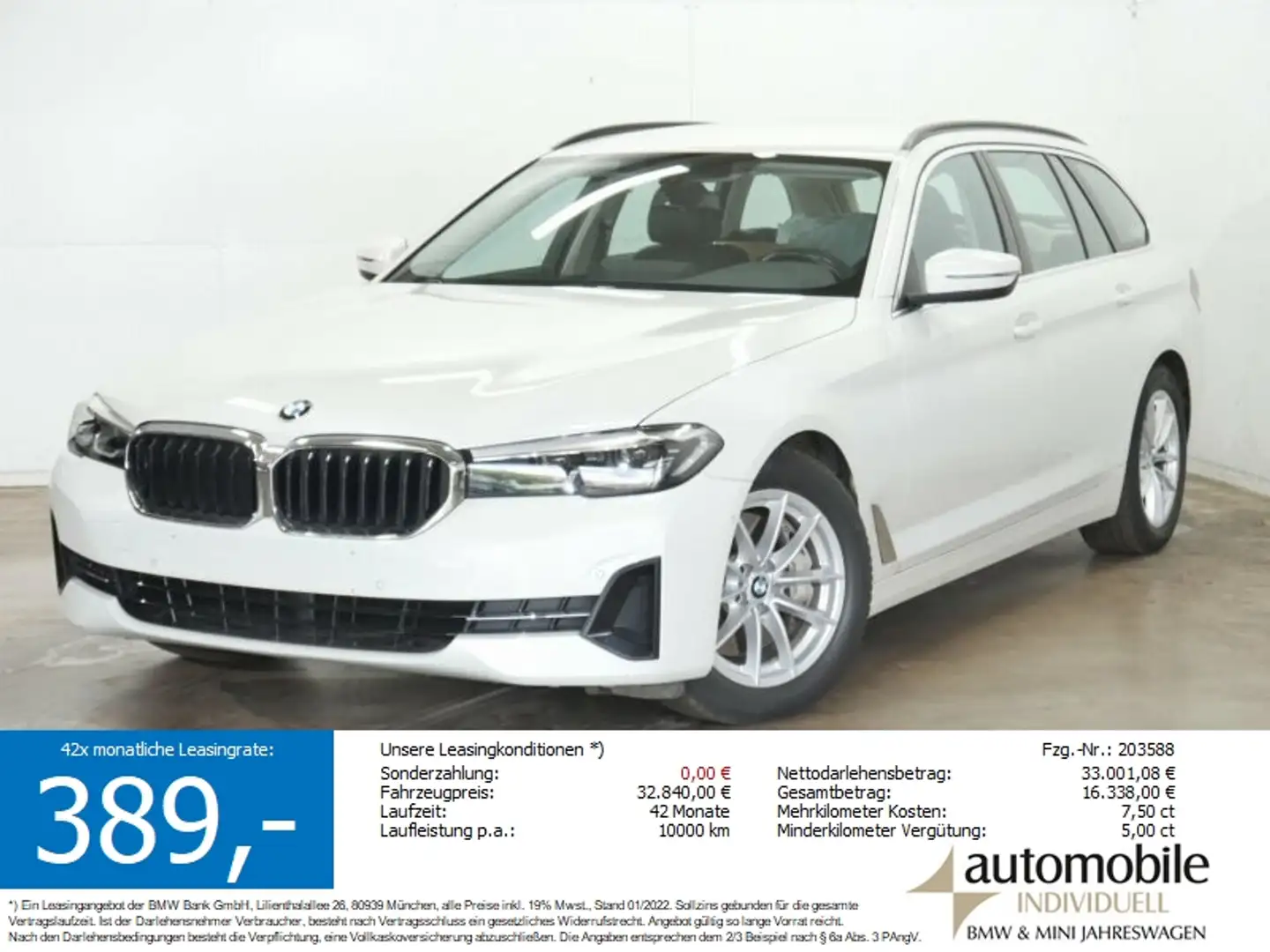 BMW 530 d AT xDr. LiveCockpit Parkassistent DAB WLAN Bianco - 1