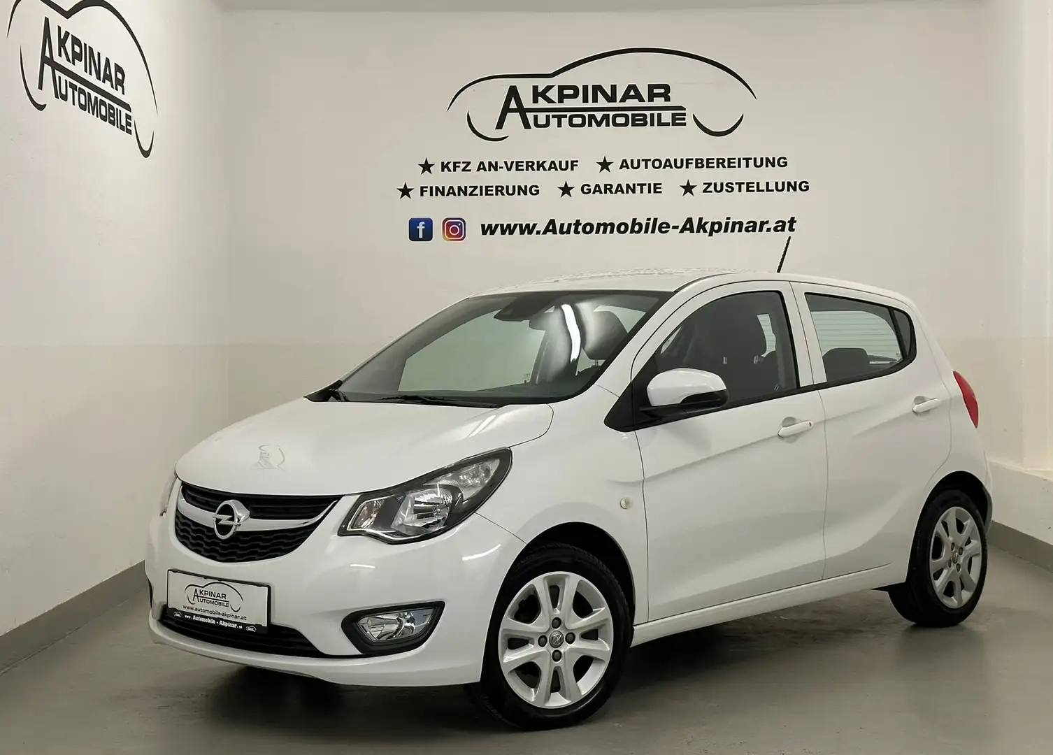 Opel Karl Ecotec Edition NUR 59TKM SHZ - PDC Weiß - 1