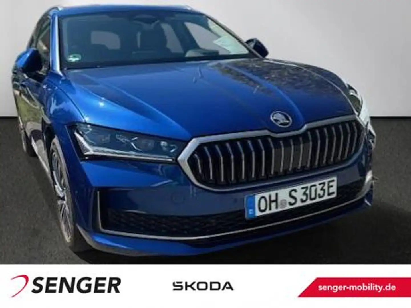 Skoda Superb Combi 1.5 TSI iV L&K Massage Navi Matrix Bleu - 1