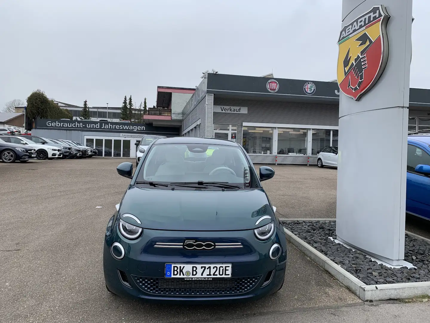 Fiat 500e la Prima SHZ/Kamera/LED Verde - 2