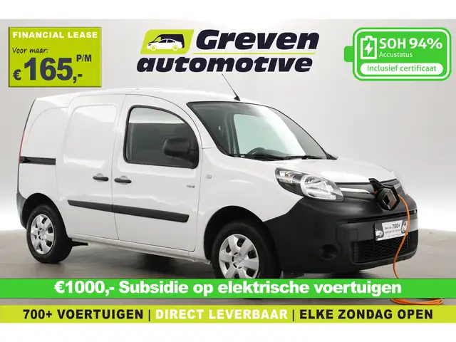 Renault Kangoo Z.E. 33 kWh | SOH 94% | Huur Accu | Airco | Camera | Cr