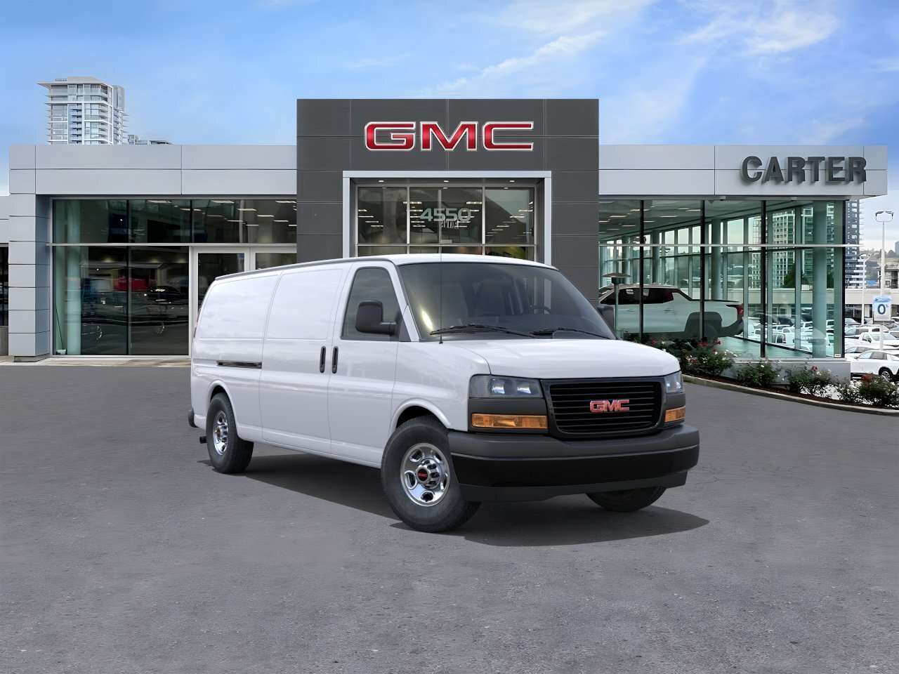 White 2026 GMC Savana Cargo Van Rear-Wheel Drive 8-Speed Automatic