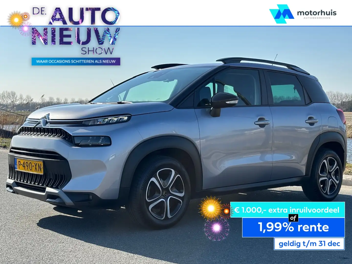 Citroen C3 Aircross | Feel | 110 PK | Navigatie | 9'' Touchscreen | Ca Grijs - 1