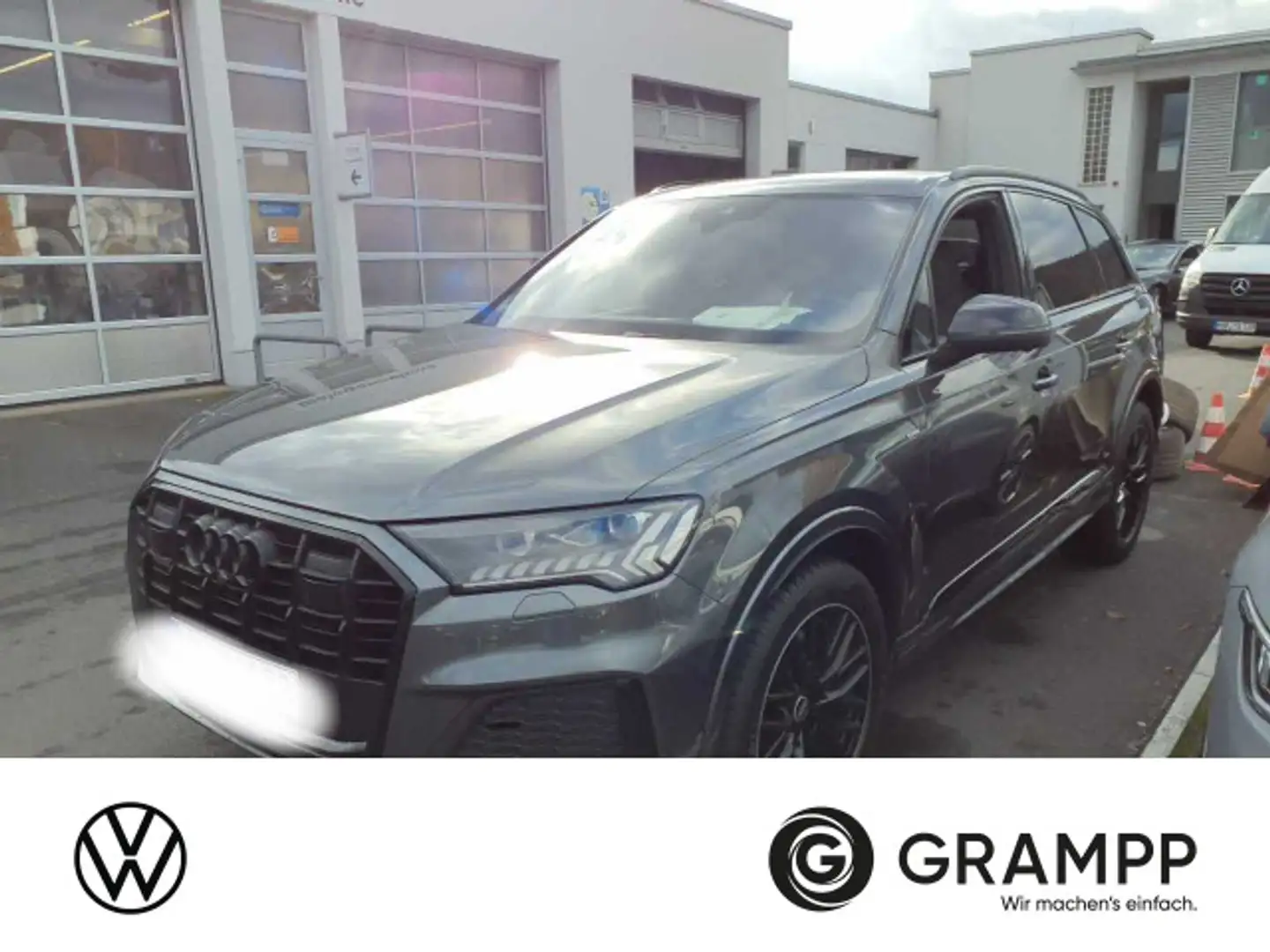 Audi Q7 S-line 50 TDI +AHK+360°+ADAPAIR+MATRIX+STDHZG Grau - 1