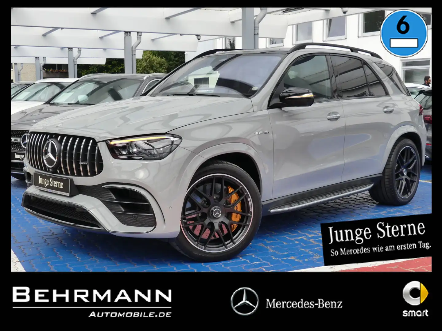 Mercedes-Benz GLE 63 AMG GLE 63 S 4MATIC+ Premium Plus+StdHzg+DriversPack Grijs - 1