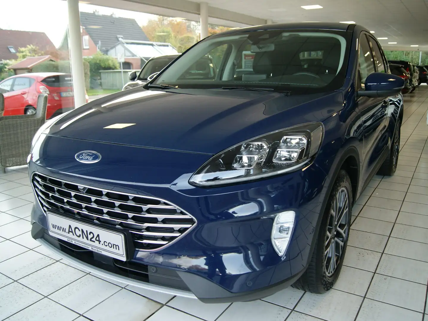 Ford Kuga Titanium X PHEV Kameras Navi AHK Blauw - 1