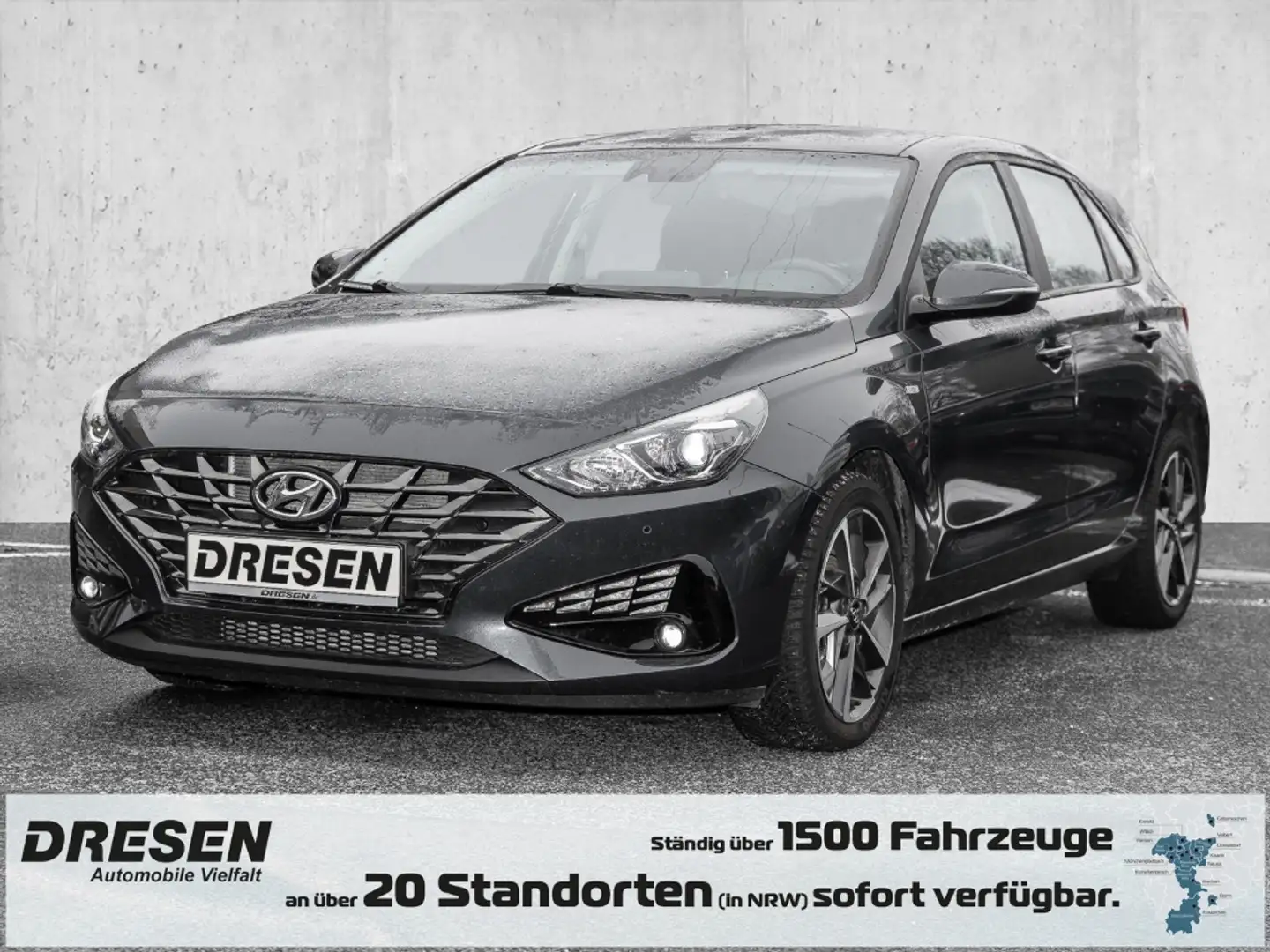 Hyundai i30 1.0 T-GDI 48V Trend Navi Klimatronic Kamera SHZ LH Grau - 1
