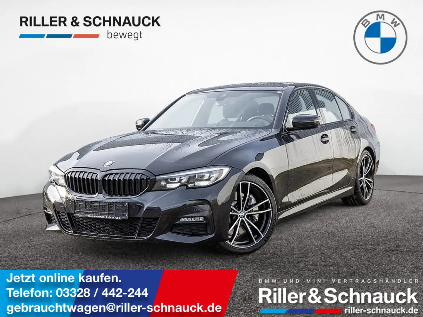 BMW 330 d M-Sport LED+NAVI+KLIMAAUTOM+SITZHZG+PDC+ Schwarz - 1