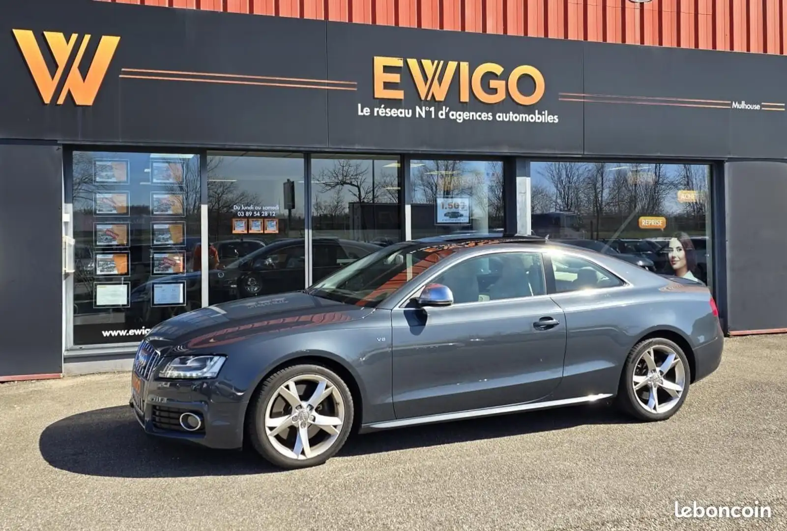 Audi S5 4.2 V8 FSI 354ch QUATTRO TIPTRONIC B.O-CUIR-IMMAT  Gri - 1