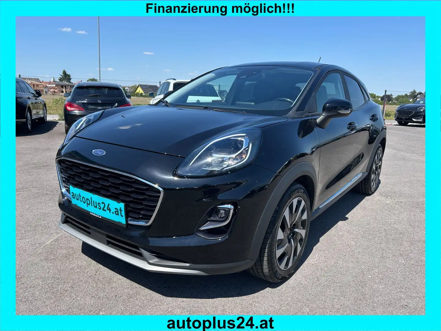 Ford Puma 1,0 EcoBoost Hybrid Titanium Design Schwarz - 1