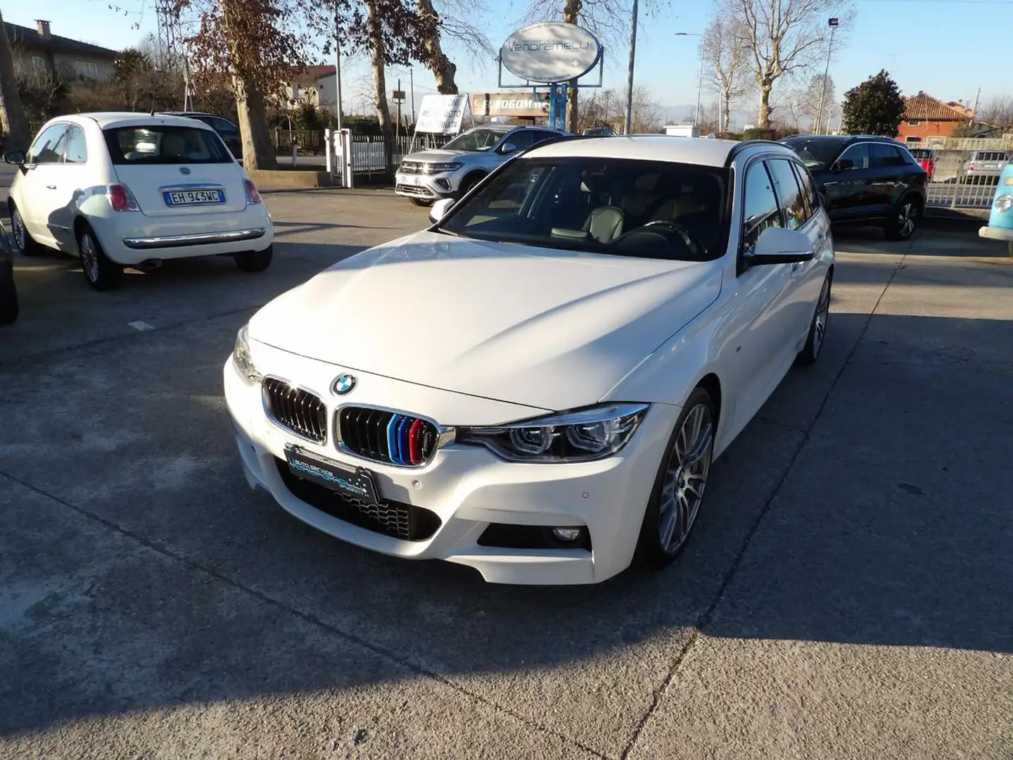 BMW 318 d Touring Msport Blanc - 1