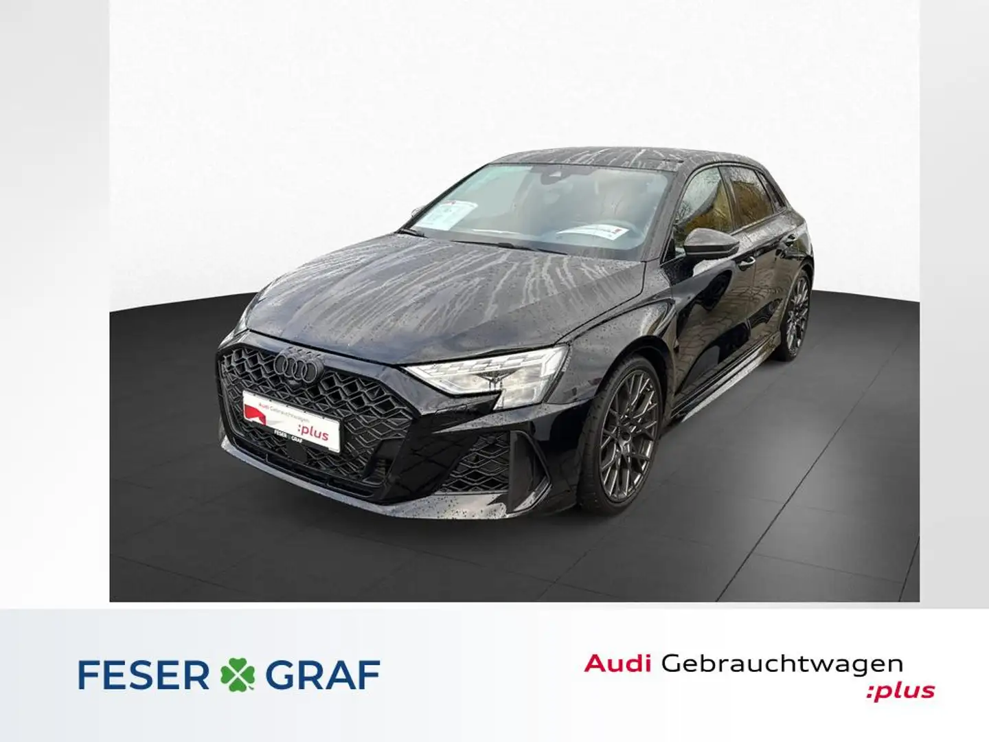 Audi RS3 qu. S-tro. +Matrix+280 km/h+RS-Schalensitze+ Schwarz - 1