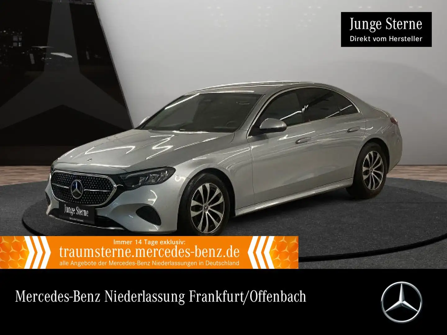 Mercedes-Benz E 200 Avantgarde Burmester Distr+ LED Kamera PTS Silber - 1