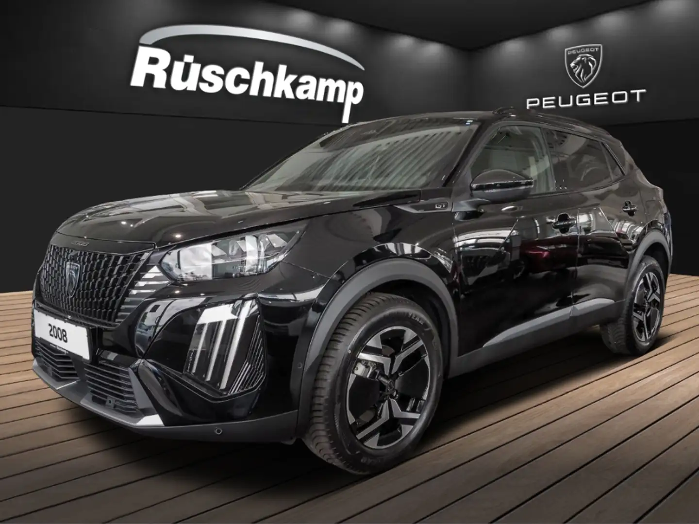 Peugeot 2008 GT 1.2 Voll-LED Klimaauto 360-Kam Panodach Nero - 1