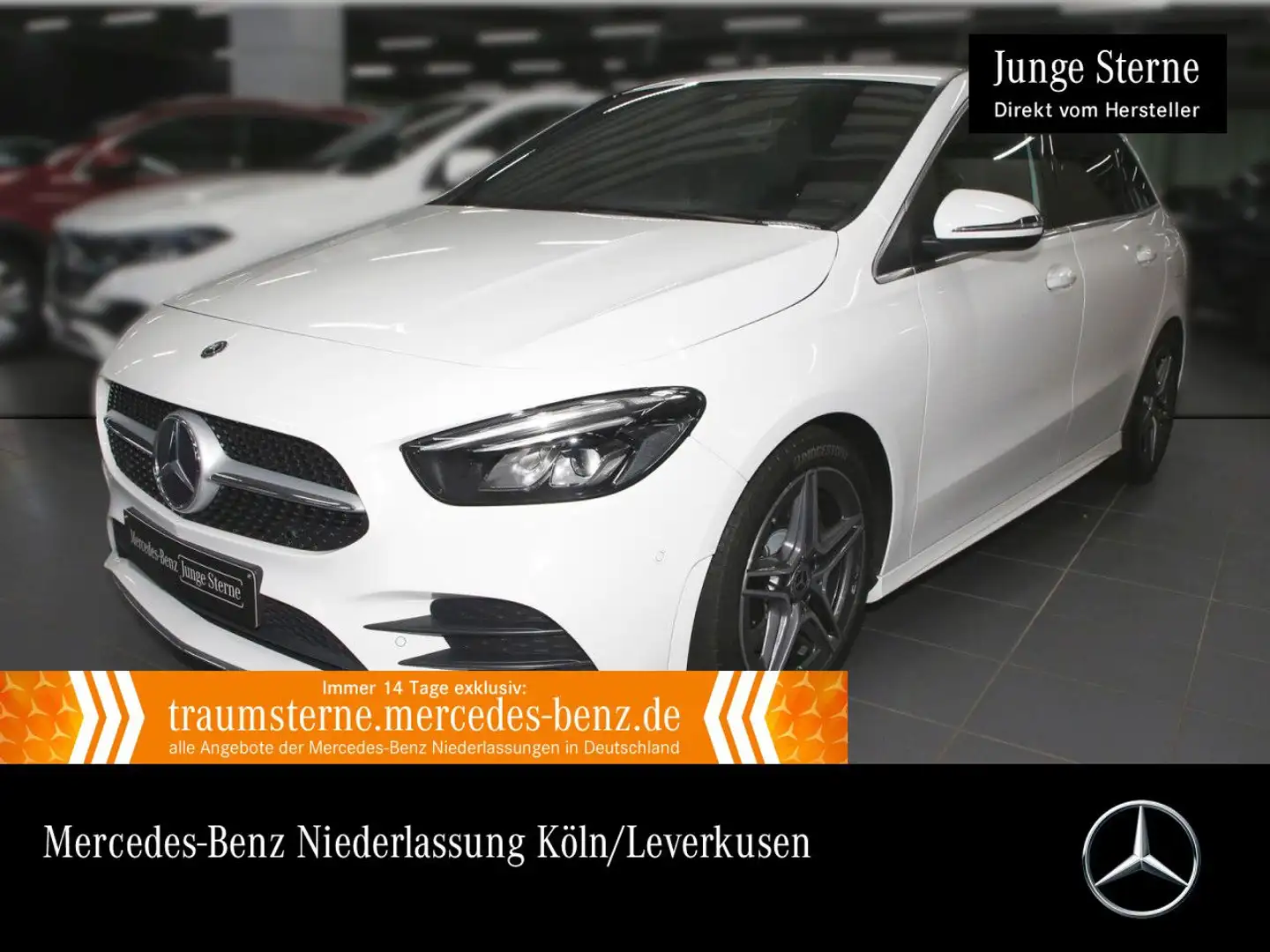 Mercedes-Benz B 220 AMG+LED+KAMERA+TOTW+7G Blanco - 1
