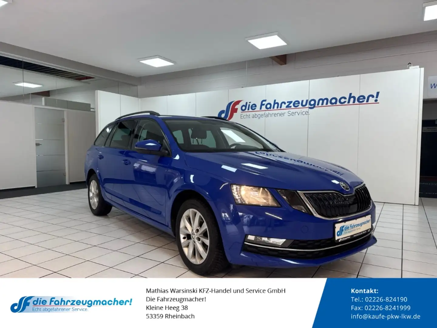 Skoda Octavia Combi Style 1.6 TDI DPF Navi Sperrdiff. Apple CarP Blau - 1