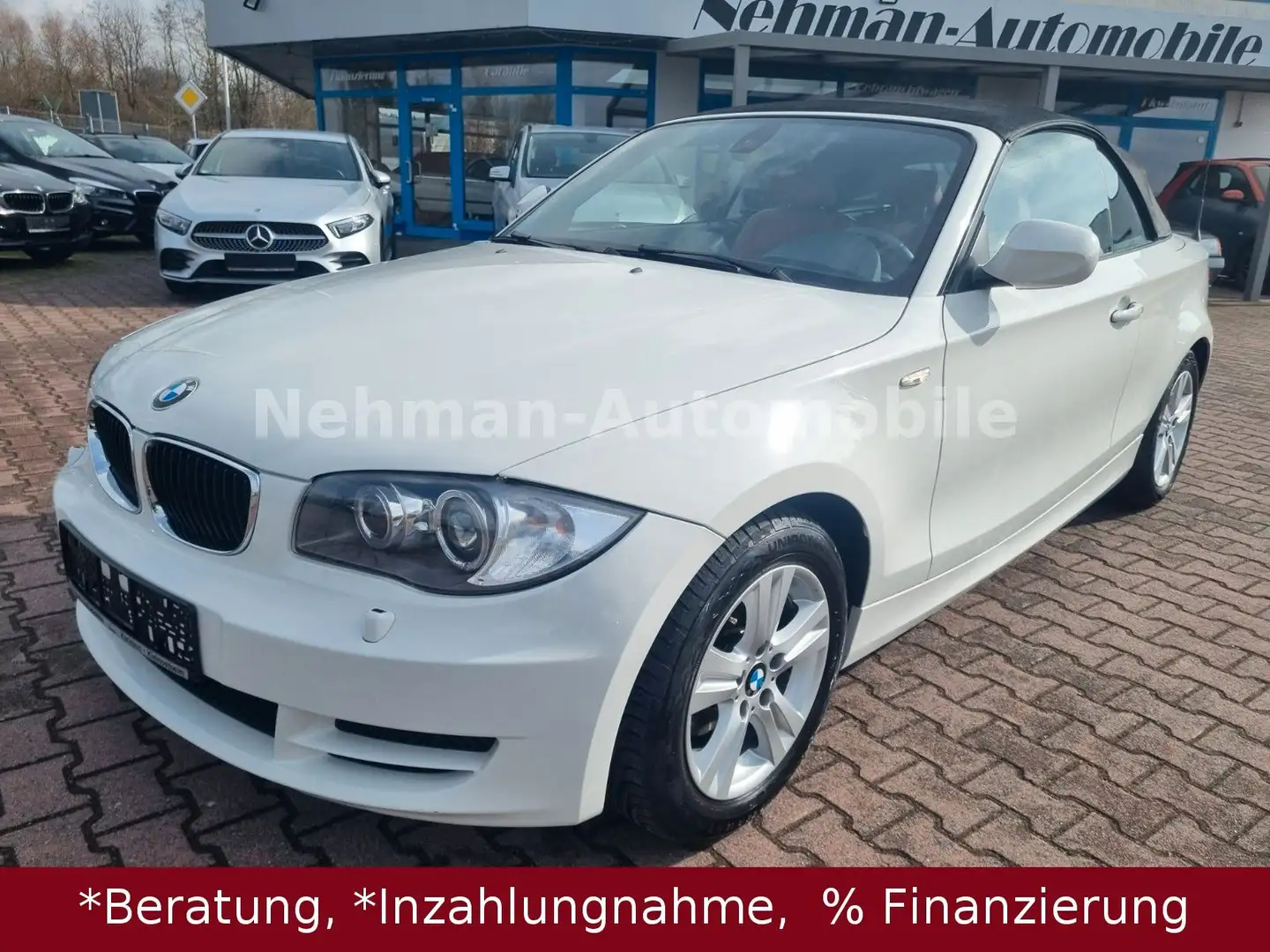BMW 118 Baureihe 1 Cabrio 118i/ Atomatik bijela - 2