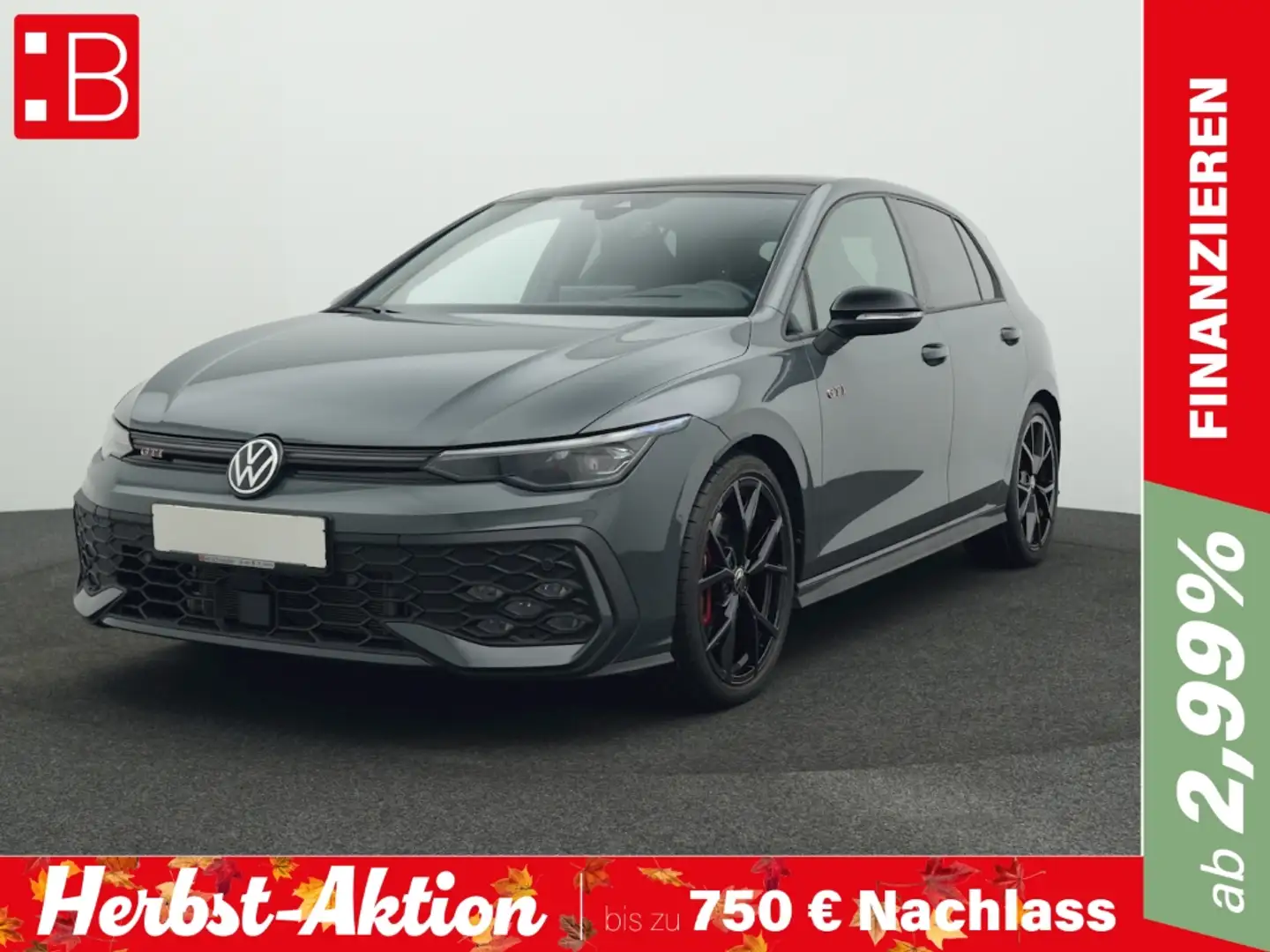 Volkswagen Golf GTI 8 2.0 TSI DSG BLACK STYLE PANO H&K-SOUND 19 ESTORI Grau - 1