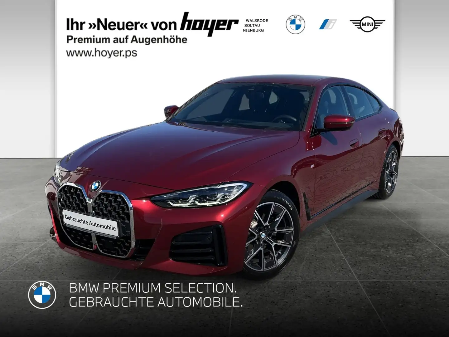 BMW 420 i Gran Coupé M Sportpaket HiFi DAB LED Shz Rouge - 1