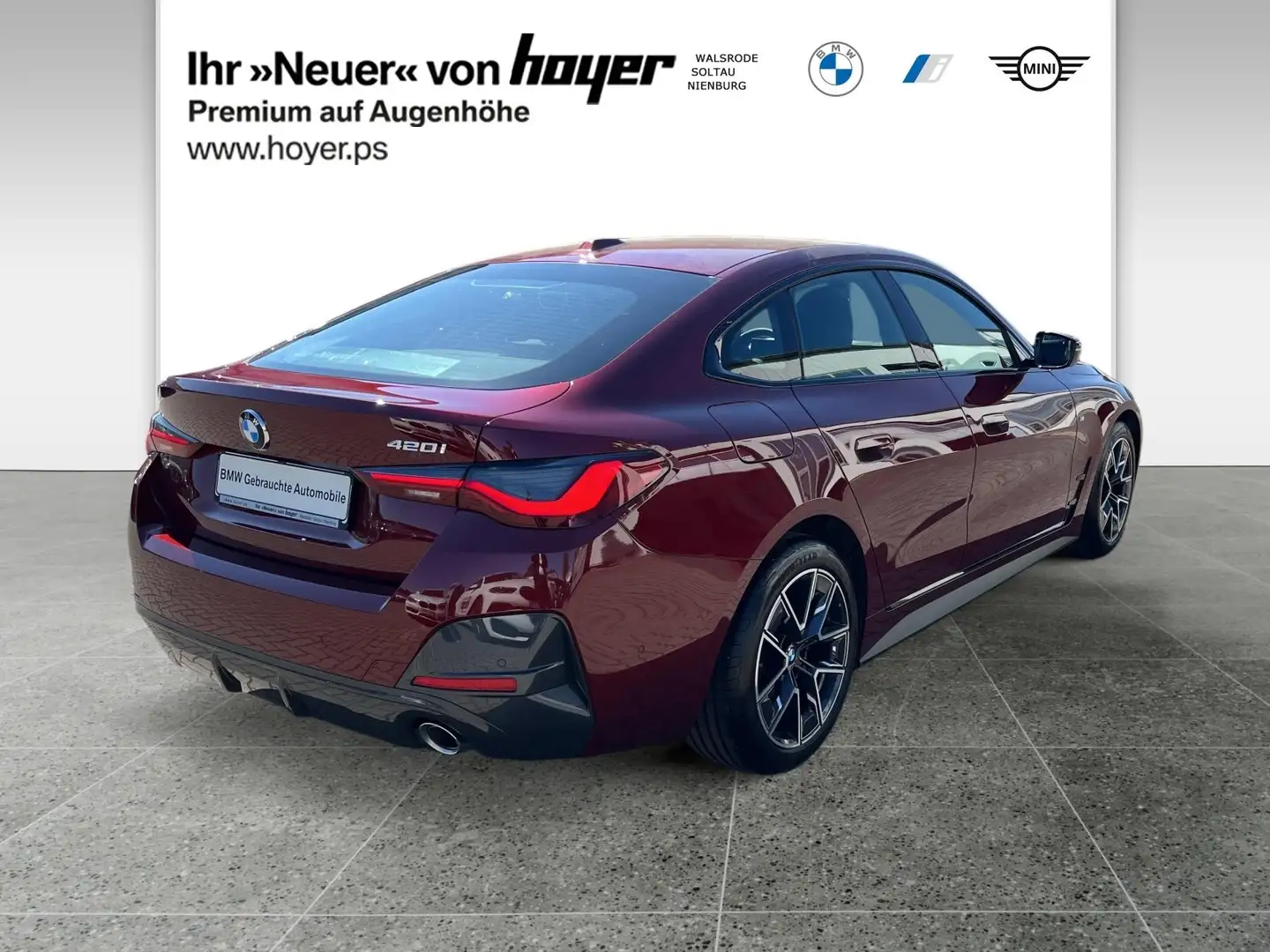 BMW 420 i Gran Coupé M Sportpaket HiFi DAB LED Shz Rouge - 2