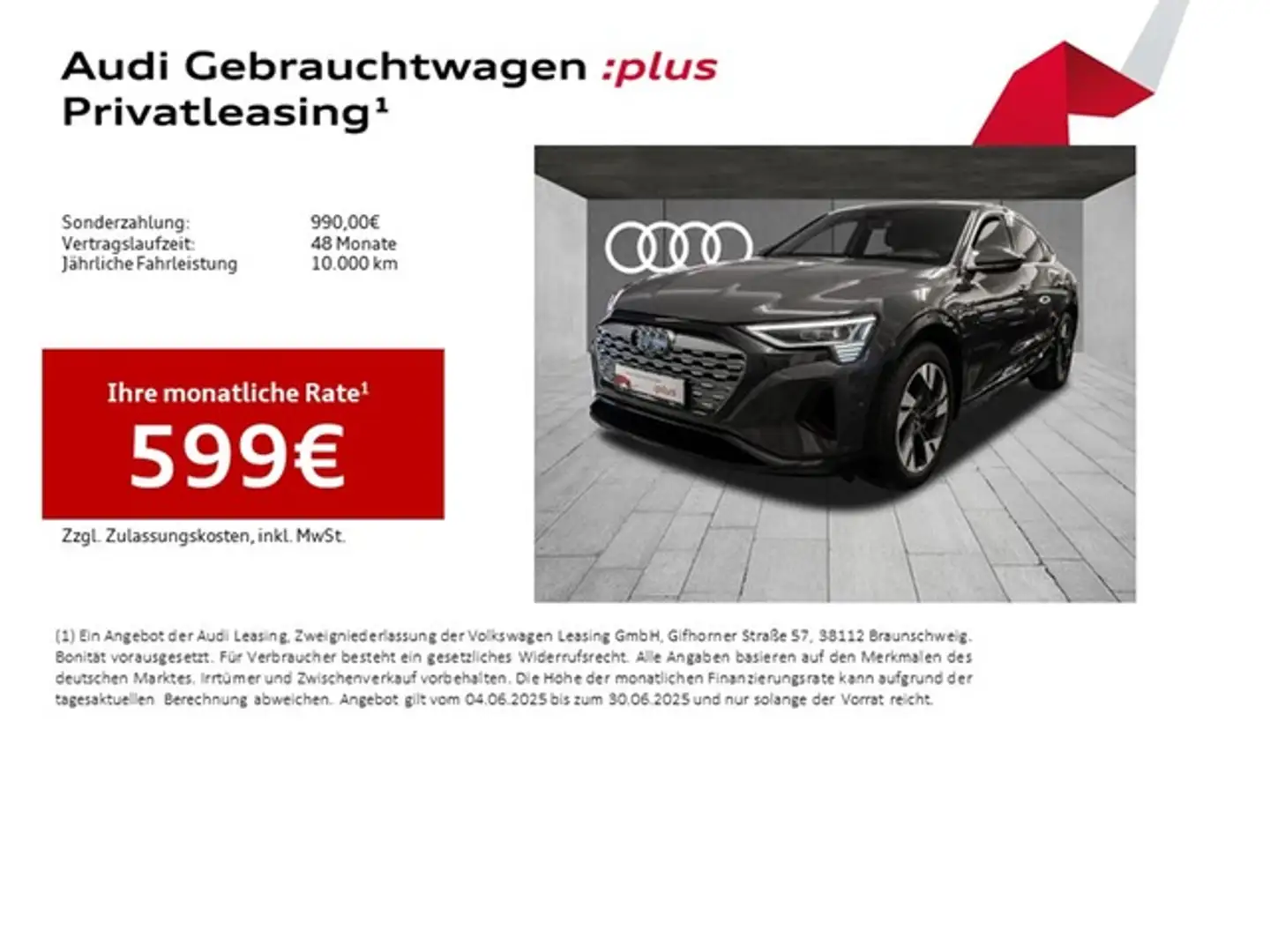 Audi Q8 e-tron Sportback 55 quattro Advanced Matrix LED AHK Hu... Grau - 2