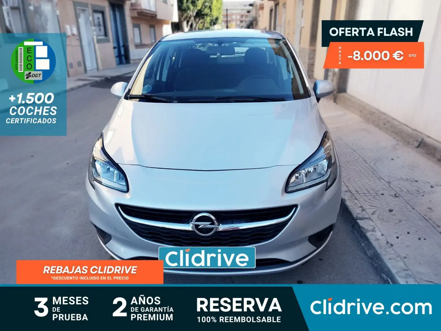 Opel Corsa 1.4 GLP Selective Pro 90 Gris - 1