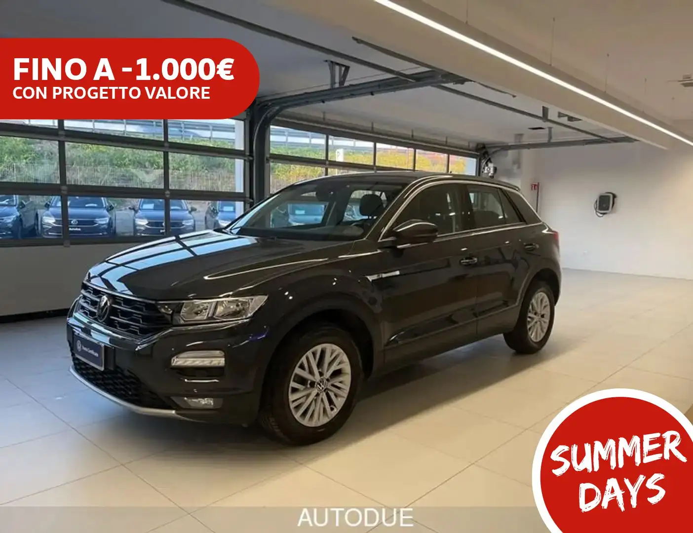Volkswagen T-Roc 1.0 TSI BUSINESS 110CV Grijs - 1