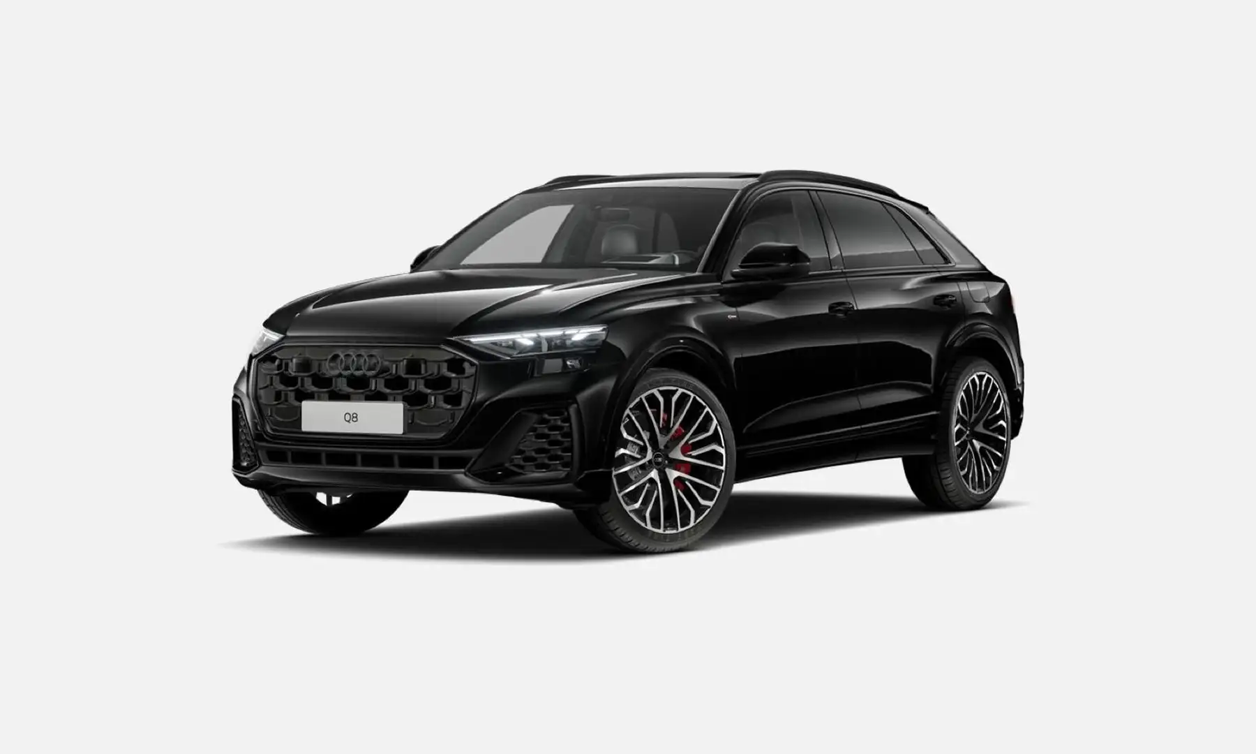 Audi Q8 55 TFSIe quattro S line AHK Matrix HUD Pano Schwarz - 2