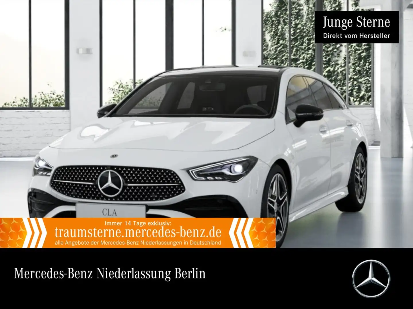 Mercedes-Benz CLA 200 AMG+NIGHT+PANO+360°+LED+TOTW+KEYLESS+7G Weiß - 1