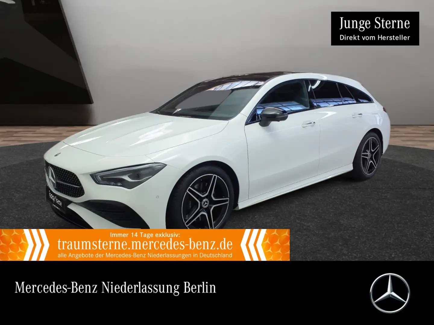 Mercedes-Benz CLA 200 AMG+NIGHT+PANO+360°+LED+TOTW+KEYLESS+7G Blanc - 1