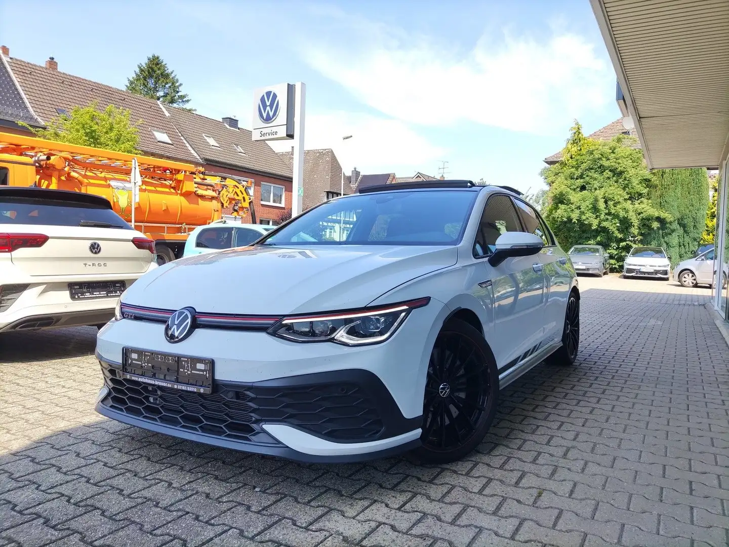 Volkswagen Golf VIII GTI Clubsport IQ,PANO,AKRA,KAM,GARANTI Blanc - 1