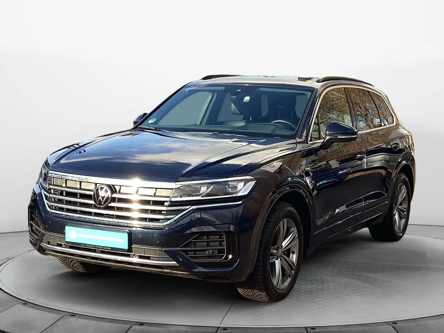 Volkswagen Touareg 3.0TDI R-Line 4M Navi LED AHK Pano Stand Blau - 2