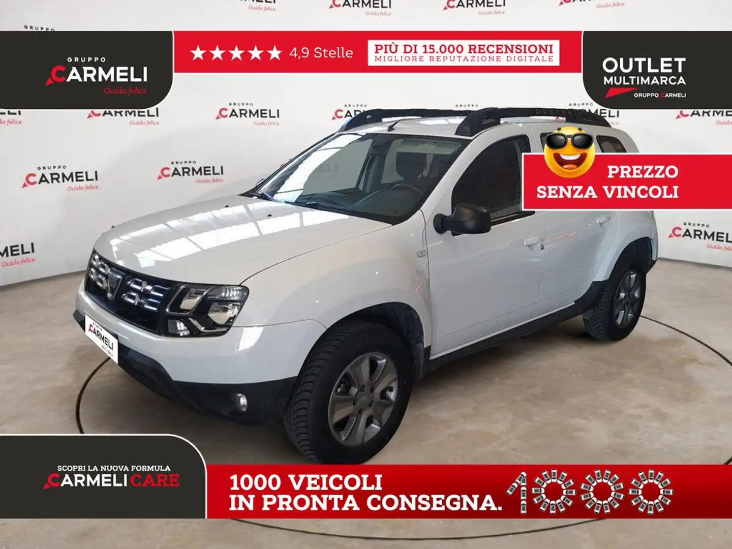 Dacia Duster 1.5 dci Laureate 4x2 110cv Bianco - 1