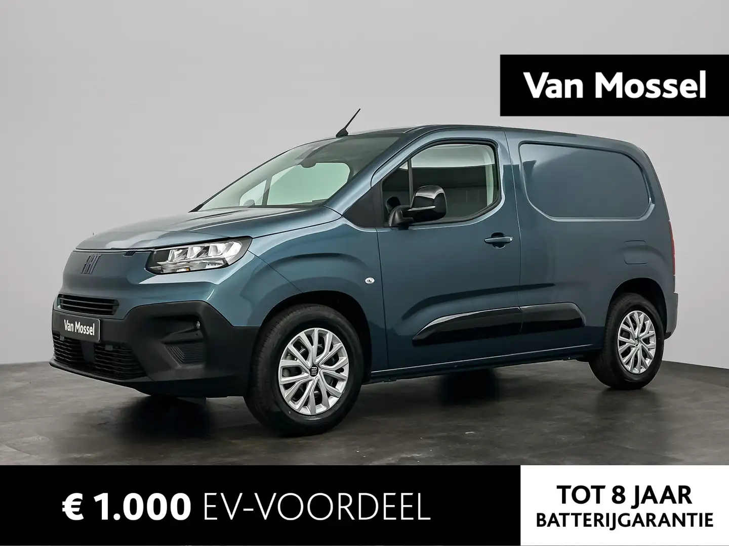 Fiat E-Doblo 136 L1 50 kWh | Demo Sale! Blauw - 1