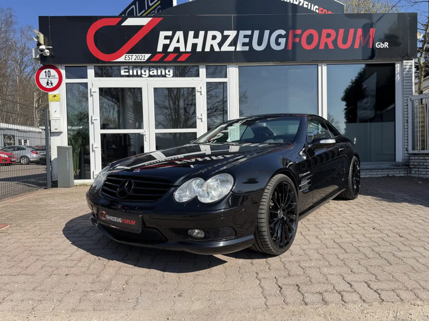 Mercedes-Benz SL 55 AMG Carplay*BOSE*Belüftung*Bi-Xenon Schwarz - 1