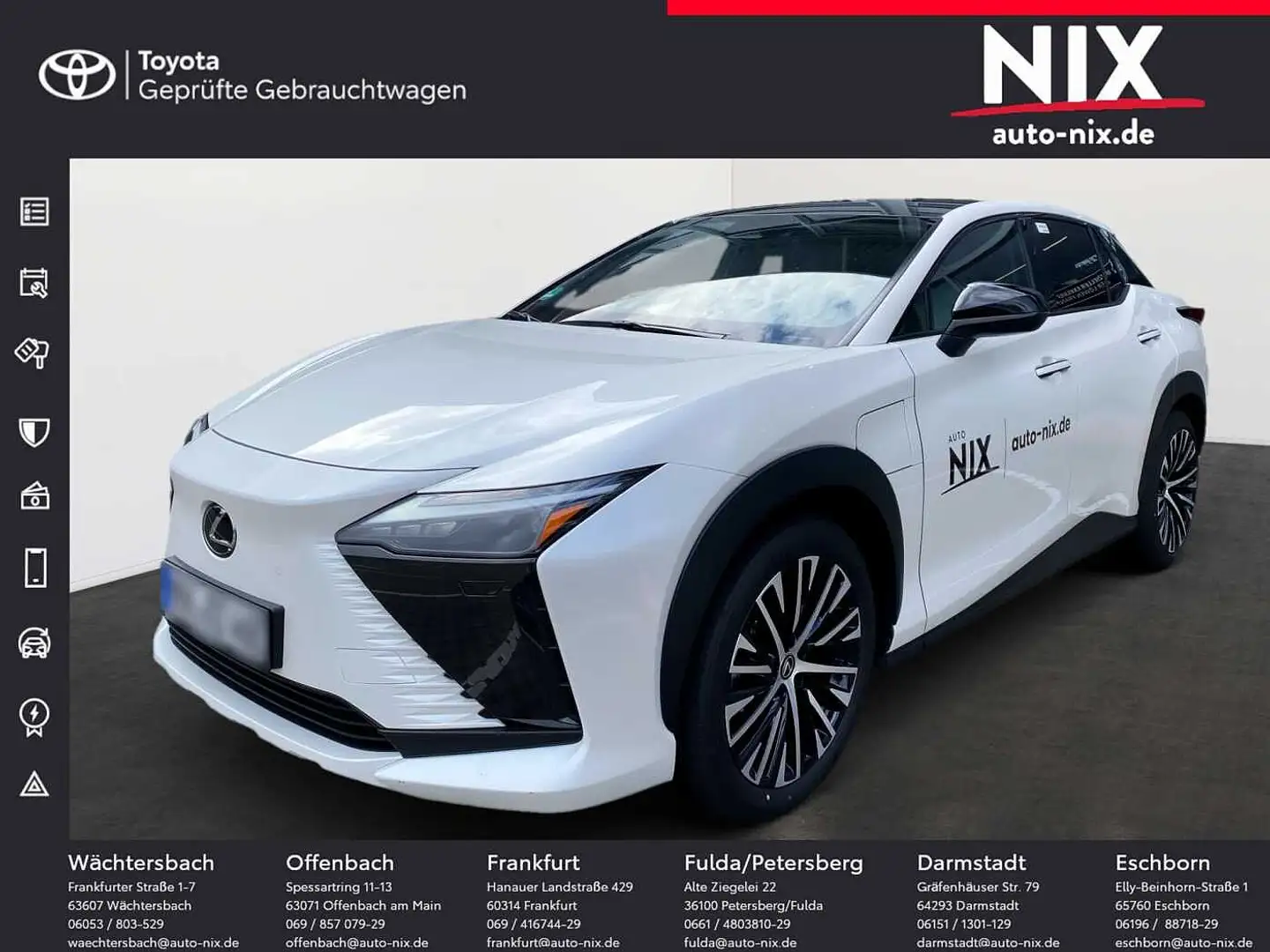 Lexus RZ 450e Launch Paket, PANO, LED, KLIMA, SHZ Alb - 1