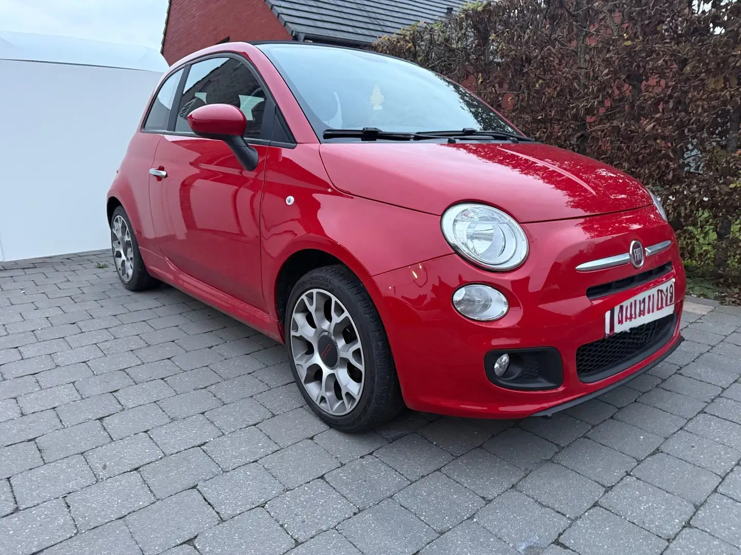 Fiat 500C 500C 1.2i Sport 1er PROPRIETAIRE Rouge - 1