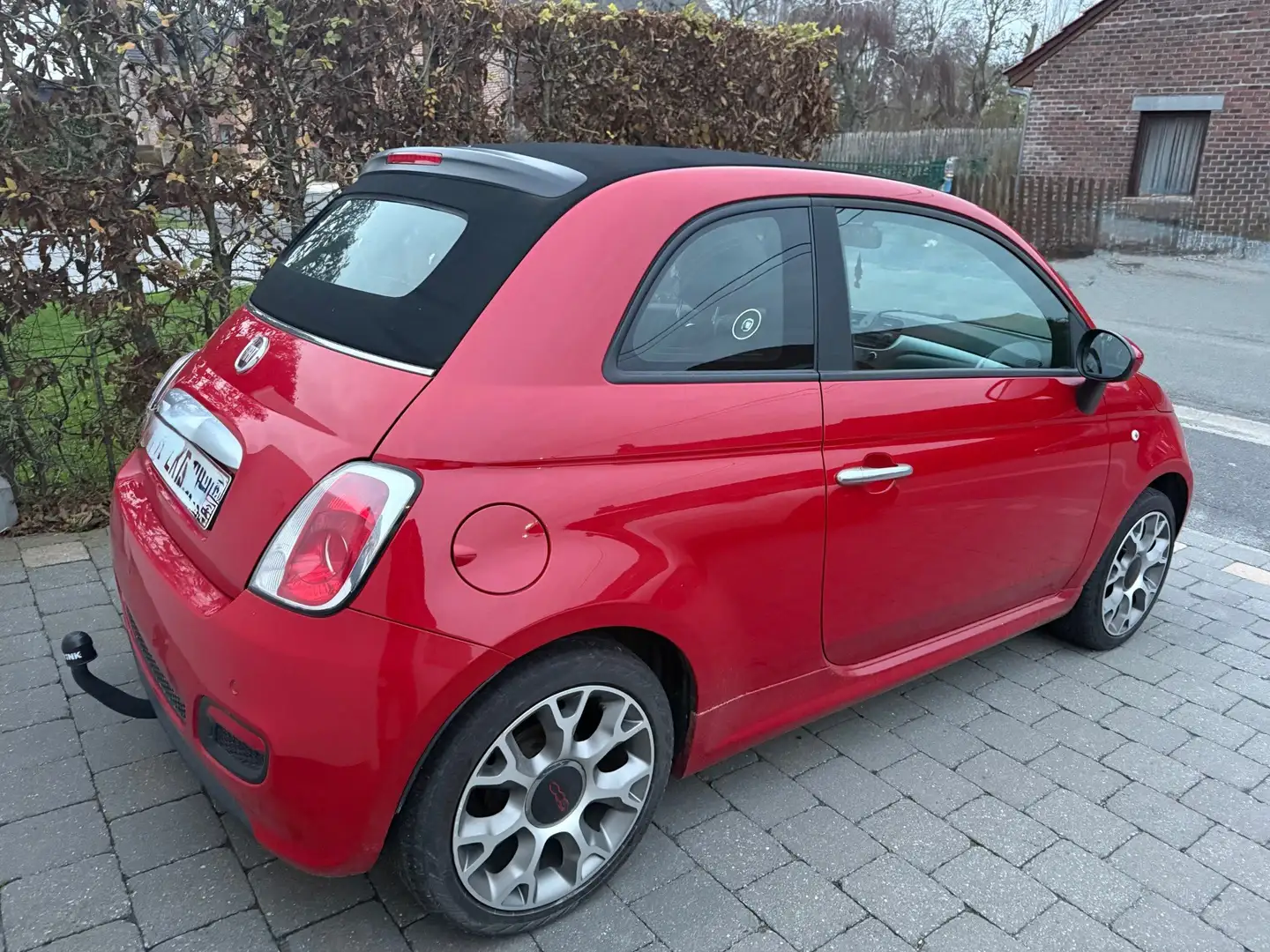 Fiat 500C 500C 1.2i Sport 1er PROPRIETAIRE Rouge - 2